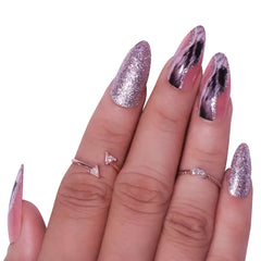 GLITTER FRENCH TIPS (NAIL KIT INCLUDED)