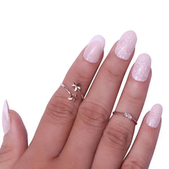 WHITE CLASSIC FRENCH TIPS (NAIL KIT INCLUDED)