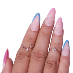 FRENCH COLORFUL NAILS (NAIL KIT INCLUDED)