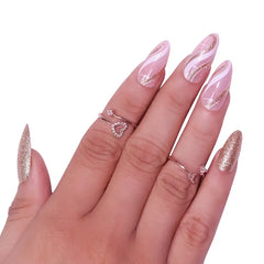 GLITTER FRENCH TIPS (NAIL KIT INCLUDED)