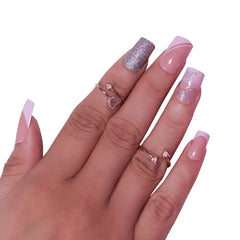 GLITTER FRENCH TIPS (NAIL KIT INCLUDED)