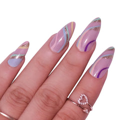 FRENCH COLORFUL NAILS (NAIL KIT INCLUDED)