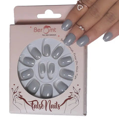 SHORT GLOSSY NAILS-(NAIL KIT INCLUDED)