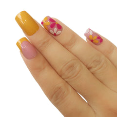 FRENCH COLORFUL NAILS (NAIL KIT INCLUDED)