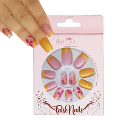 FRENCH COLORFUL NAILS (NAIL KIT INCLUDED)