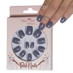 SHORT GLOSSY NAILS-(NAIL KIT INCLUDED)