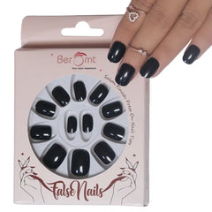 SHORT GLOSSY NAILS-(NAIL KIT INCLUDED)