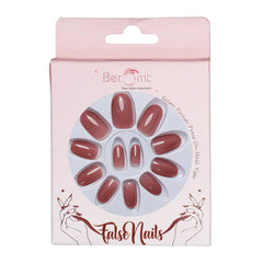 SHORT GLOSSY NAILS-(NAIL KIT INCLUDED)