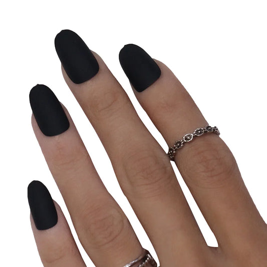 MATTE OVAL NAILS (412)