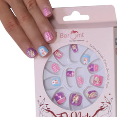 KIDS PRE-GLUED NAILS (NAIL KIT INCLUDED)