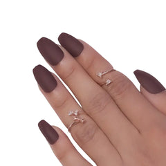 MATTE STILETTO NAILS (NAIL KIT INCLUDED)