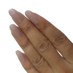 GLOSSY OVAL NAILS (NAIL KIT INCLUDED)