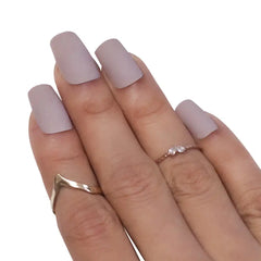 MATTE SQUARE NAILS (NAIL KIT INCLUDED)