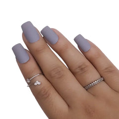 MATTE SQUARE NAILS (NAIL KIT INCLUDED)