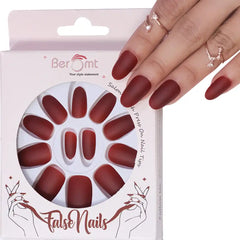 MATTE OVAL NAILS (NAIL KIT INCLUDED)