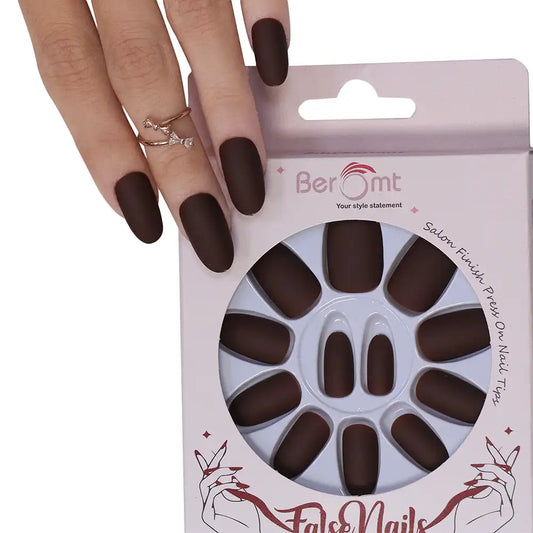 MATTE OVAL NAILS (NAIL KIT INCLUDED)