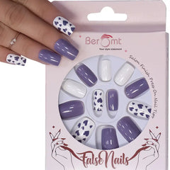 HEART PRINTED NAILS - (NAIL KIT INCLUDED)