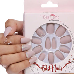 BRIDAL C SHAPE STONE NAILS (NAIL KIT INCLUDED)