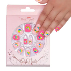 KIDS PINK FALSE NAILS (NAIL KIT INCLUDED)