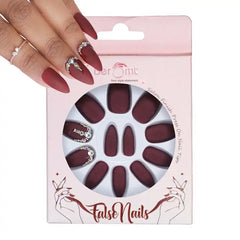 BRIDAL C SHAPE STONE NAILS (NAIL KIT INCLUDED)