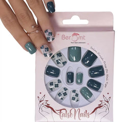 FLOWER PRINTED NAILS - (NAIL KIT INCLUDED)