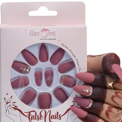 BRIDAL C SHAPE STONE NAILS (NAIL KIT INCLUDED)