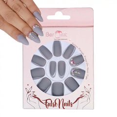 BRIDAL C SHAPE STONE NAILS (NAIL KIT INCLUDED)