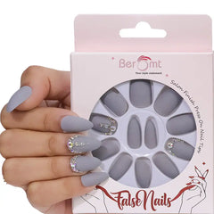 BRIDAL C SHAPE STONE NAILS (NAIL KIT INCLUDED)