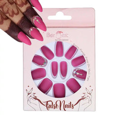 BRIDAL C SHAPE STONE NAILS (NAIL KIT INCLUDED)