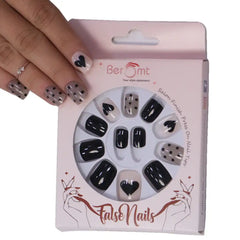 HEART PRINTED NAILS - (NAIL KIT INCLUDED)