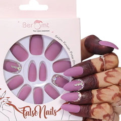 BRIDAL C SHAPE STONE NAILS (NAIL KIT INCLUDED)