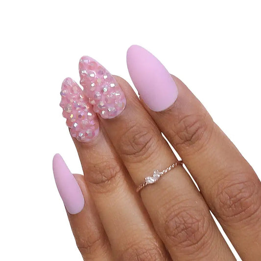 BRIDAL DOUBLE STONE NAILS (NAIL KIT INCLUDED)