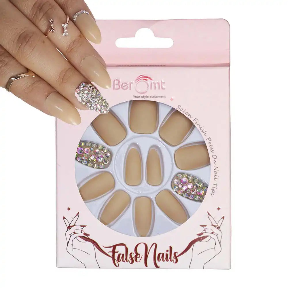 BRIDAL RHINESTONE NAILS -1 (NAIL KIT INCLUDED)