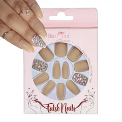 BRIDAL DOUBLE STONE NAILS (NAIL KIT INCLUDED)