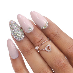 BRIDAL RHINESTONE NAILS (NAIL KIT INCLUDED)