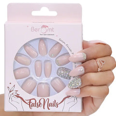 BRIDAL SINGLE STONE  NAILS (NAIL KIT INCLUDED)