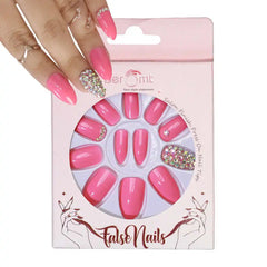 BRIDAL SINGLE STONE  NAILS (NAIL KIT INCLUDED)