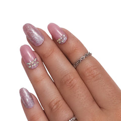 BRIDAL RHINESTONE NAILS (NAIL KIT INCLUDED)