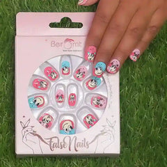 KIDS ANIMAL FALSE NAILS (NAIL KIT INCLUDED)