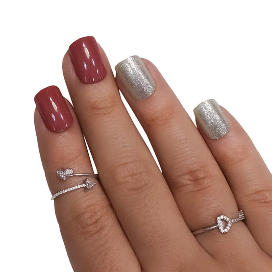 GLITTER SMALL NAILS (NAIL KIT INCLUDED)