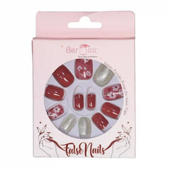 GLITTER SMALL SQUARE NAILS (NAIL KIT INCLUDED)