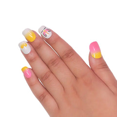 KIDS UNICORN FALSE NAILS (NAIL KIT INCLUDED)