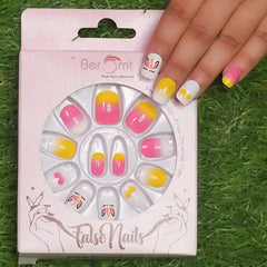 KIDS UNICORN FALSE NAILS (NAIL KIT INCLUDED)