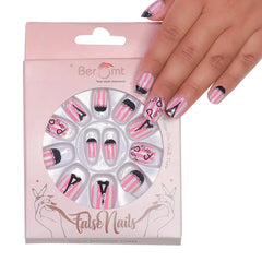 KIDS PINK FALSE NAILS (NAIL KIT INCLUDED)