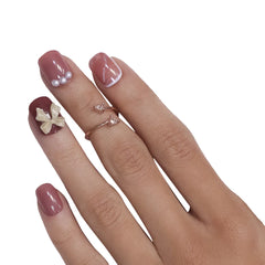 BRIDAL NUDE NAILS (NAIL KIT INCLUDED)