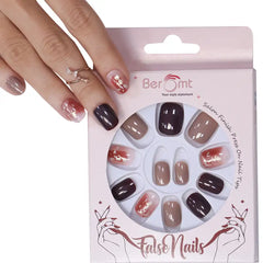 GLITTER SMALL SQUARE NAILS (NAIL KIT INCLUDED)