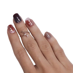 GLITTER SMALL SQUARE NAILS (NAIL KIT INCLUDED)