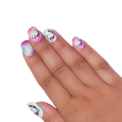 KIDS UNICORN FALSE NAILS (NAIL KIT INCLUDED)