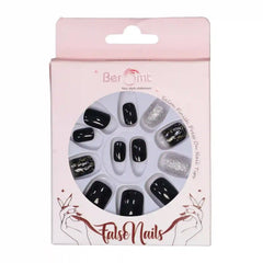 GLITTER SMALL SQUARE NAILS (NAIL KIT INCLUDED)