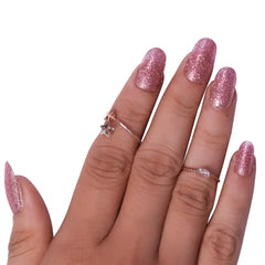 GLITTER BRIDAL NAILS (NAIL KIT INCLUDED)